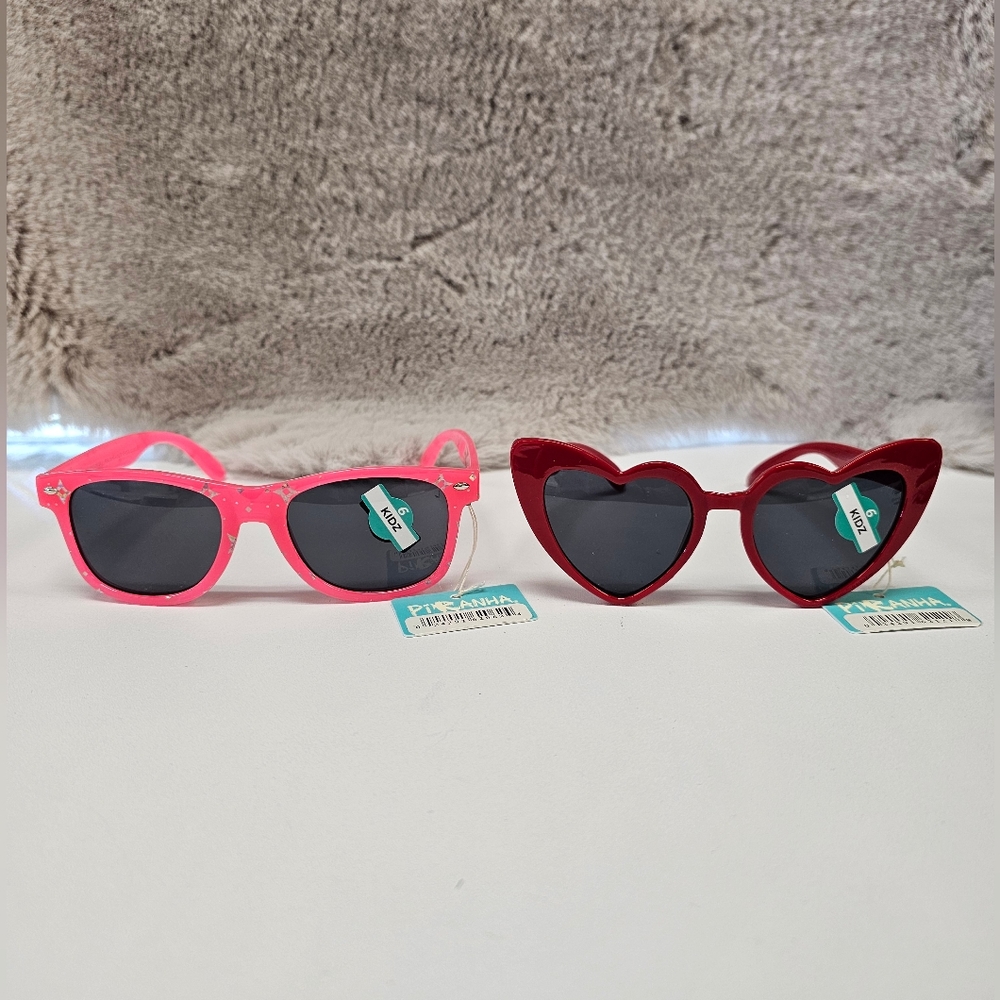 2 Pair Kids Sunglasses